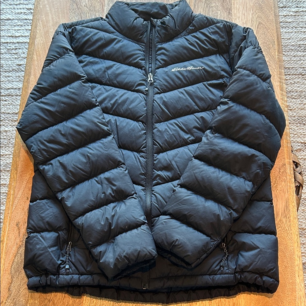 Eddie Bauer Quilted Black Jacket